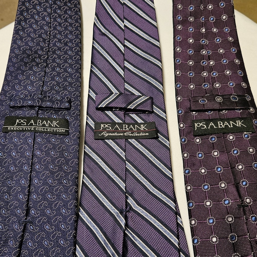Silk ties Jos. A. Banks Purple Bundle